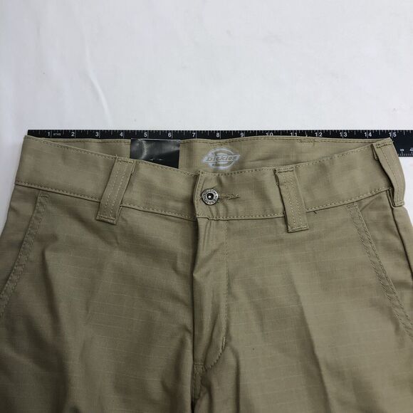 Dickies Cargo Shorts Men's 28 Khaki Skateboarding Flex Regular Fit Ripstop Tuff - Picture 8 of 9